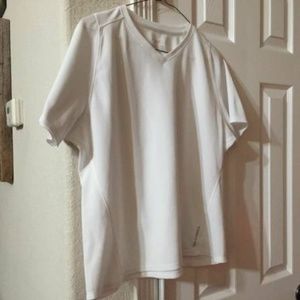 New Balance white 100% polyester top XL